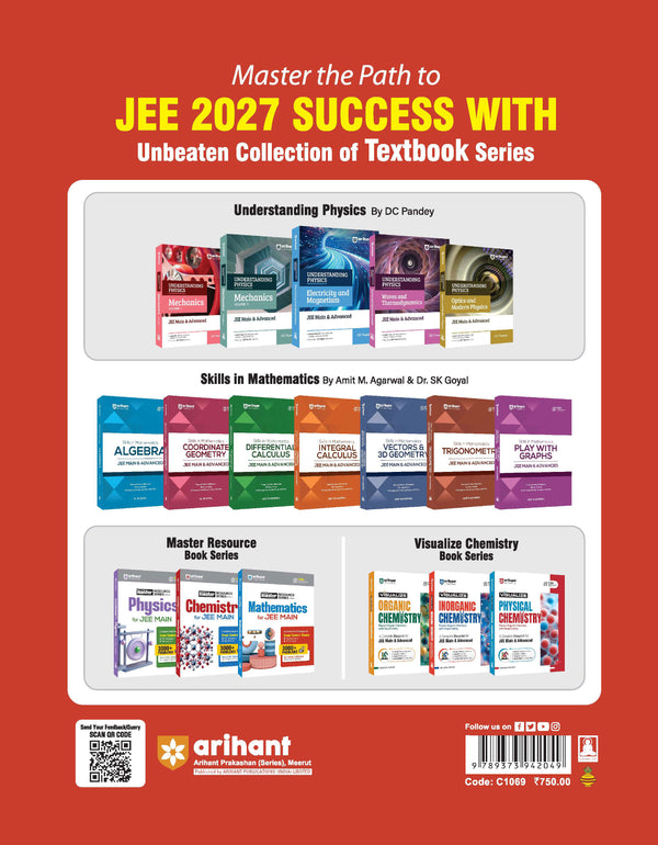 Master Resource Series Mathematics for JEE Main 2027 | Exam-Centric Theory, Trend Analysis & JEE Extract | 3000+ Problems with 3-Level Exercises (PYQs, JEE Probes & JEE Plus) | Prafful K Agarwal