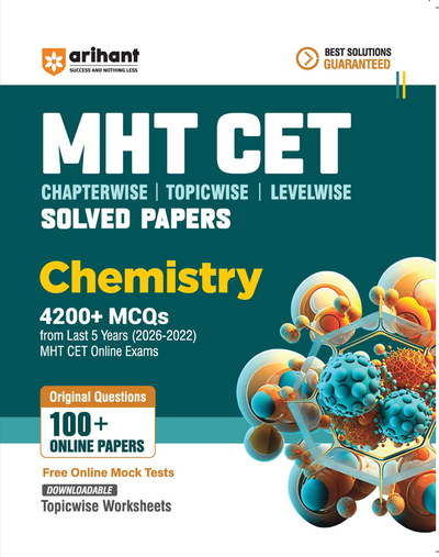 MHT CET Chemistry 2027 | Chapterwise, Topicwise & Levelwise Solved Papers | 4200+ MCQs from Last 5 Years (2026?2022 | Oregnal Questions 100+ Online Papers | Free Online Mock Tests