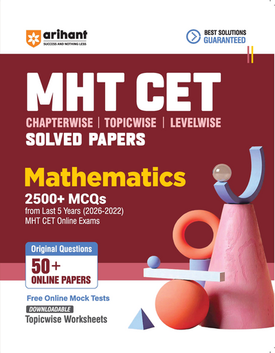 MHT CET Mathematics 2027 | Chapterwise, Topicwise & Levelwise Solved Papers | 2500+ MCQs from Last 5 Years (2026?2022 | Oregnal Questions 100+ Online Papers | Free Online Mock Tests
