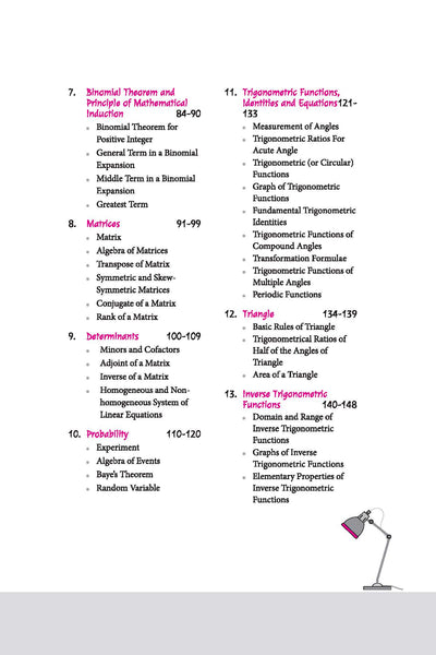 Handbook Mathematics (Class XI-XII) For Eng. & Other Exams