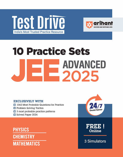 Test Drive 10 Practice Sets JEE Advanced 2025