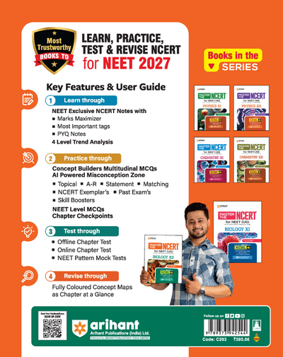 Master the NCERT Biology Class 12 | For NEET (UG) & CUET 2026 | Line by Line MCQs from Latest NCERT Book | NCERT-Based 2K+ MCQs, AI-Based Misconception Zone | FREE Online Support | Revised Edition 2026