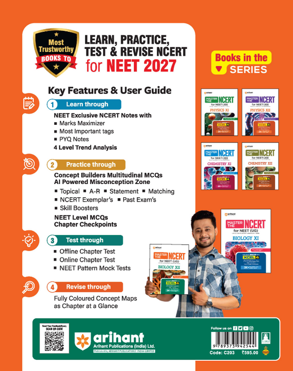 Master the NCERT Biology Class 12 NEET CUET 2026 book cover