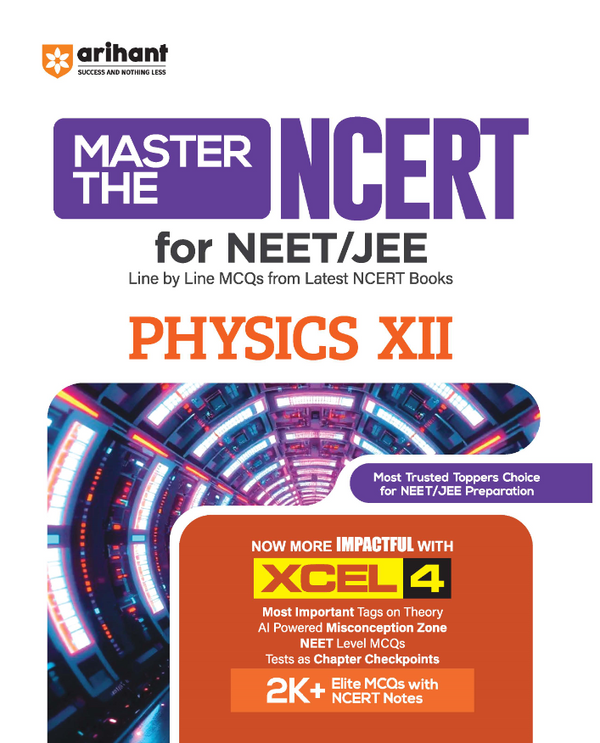 Master the NCERT Physics Class 12 JEE NET CUET 2026 book cover