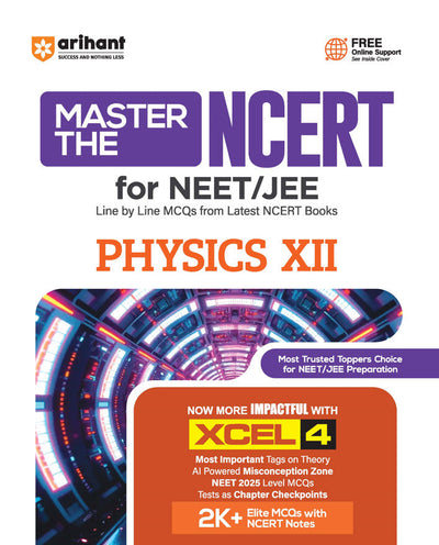 Master the NCERT Physics Class 12 | For NET, JEE & CUET 2026 | Line by Line MCQs from Latest NCERT Book | NCERT-Based 2K+ MCQs, AI-Based Misconception Zone | FREE Online Support | Revised Edition 2026