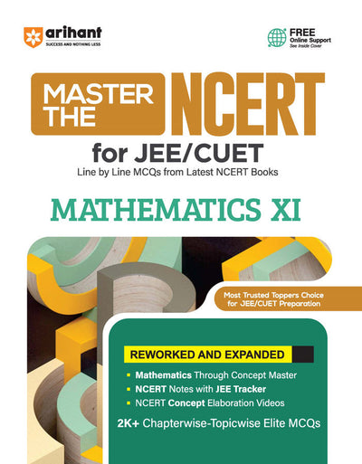 Master the NCERT Mathematics Class 11 | For JEE & CUET 2026 | Line by Line MCQs from Latest NCERT Book | NCERT-Based 2K+ MCQs, JEE Tracker, Concept Videos | FREE Online Support | Revised Edition 2026
