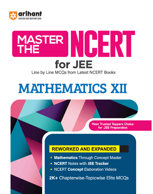 Master the NCERT Mathematics Class 12 JEE CUET 2026 book cover