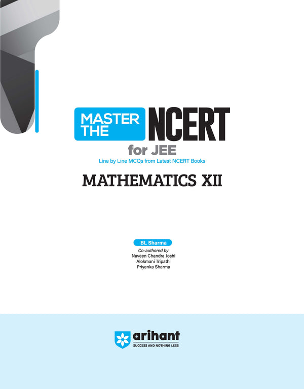 Master the NCERT Mathematics Class 12 | For JEE & CUET 2026-27 | Line by Line MCQs from Latest NCERT Book | NCERT-Based 2K+ MCQs, JEE Tracker, Concept Videos | FREE Online Support | Revised Edition 2027