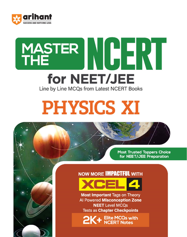 Master the NCERT Physics Class 11 JEE NET CUET 2026 book cover