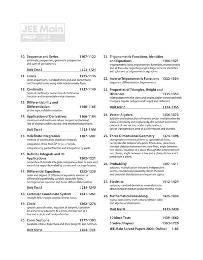 JEE Main PREP GUIDE Physics|Chemistry| Mathematics