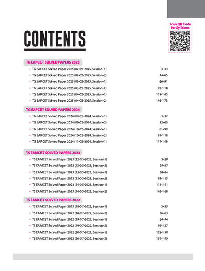 Telangana EAPCET Engineering Entrance 2025 | 21 Years Solved Papers (2025–2015) | Physics, Chemistry & Mathematics | Most Authentic Explanatory Solutions
