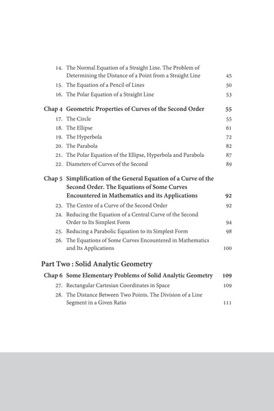 Classic Texts Series - Problems in Analytic Geometry | By D. Kletenik