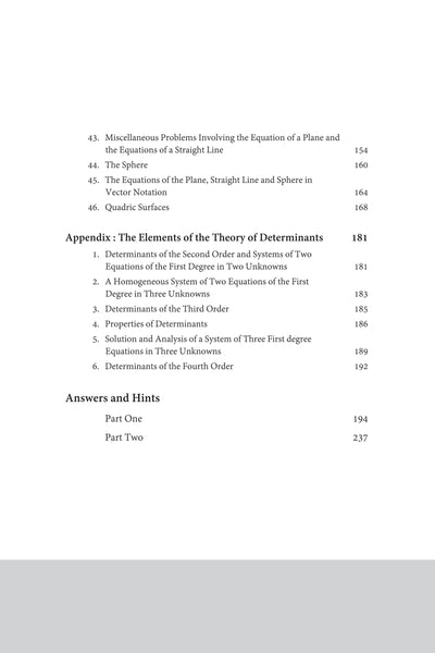 Classic Texts Series - Problems in Analytic Geometry | By D. Kletenik