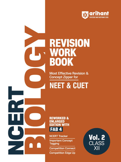 NCERT Revision Workbook Biology Vol. 2 (Class XII) for JEE, NEET & CUET