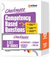 Checkmate Series for Class 12 | Competency Based Questions for Accountancy, Economics, Business Studies, and English Core I Boards 2025 (Set of 4 Books)