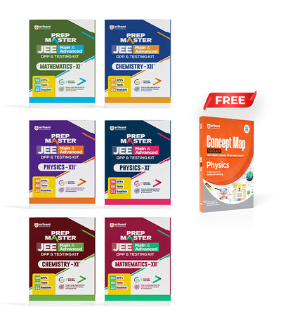 Combo of DPP & Testing Kit JEE Main & Advance (Class XI-XII) | Physics, Chemistry & Mathematocs | With Free Concept of Maps Toolkit Physics