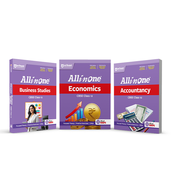 Combo of CBSE All in One Class 12th Exam  2026-2027 | Business Studies, Economics, Accountancy | Revised Edition as per Latest Syllabus