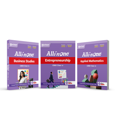 Combo of CBSE All in One Class 12th Exam2026-2027 | Business Studies, Applied Mathematics, Entrepreneurship | Revised Edition as per Latest Syllabus