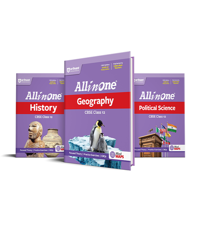 Combo of CBSE All in One Class 12th Exam2026-2027 | History, Geography, Political Science | Revised Edition as per Latest Syllabus