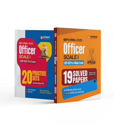 Combo of IBPS RRBs (CRP-XIV) Officer Scale I Pre Exam 2025 |Solved Papers & Practice Sets | English Medium