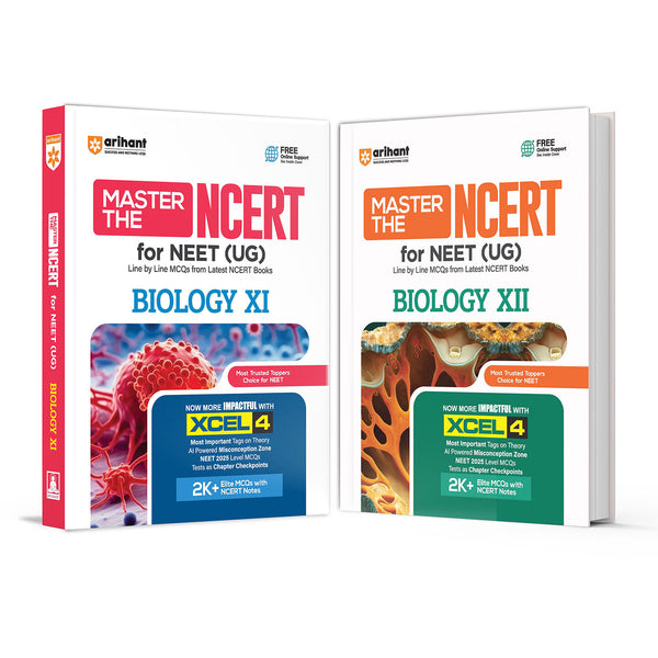 Combo of Master the NCERT Biology Class 11th & 12th | For JEE & CUET 2026 | English Medium