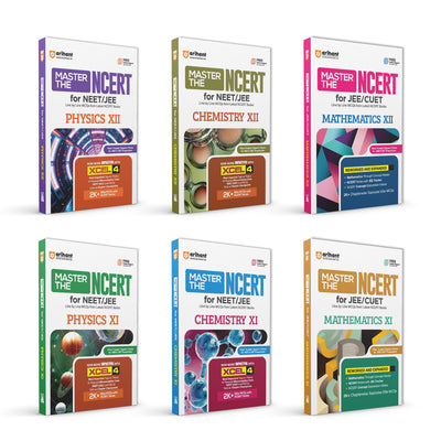 Combo of Master the NCERT Physics, Chemistry & Mathematics Class 11th & 12th | For NEET (UG) & CUET 2026 | English Medium