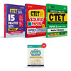 Combo of CTET 2025 VI - VIII (Paper-2) | Study Guide & Solved Papers 2024-2015, 15 Practice Sets | With Free Child Development and Pedagogy (CDP) & Teaching Aptitude | English Medium