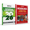 Combo of Samanya Gyan & Headlines Current Affairs Yearly 2026 | English Medium
