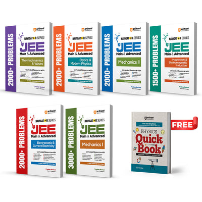 Combo of Navigator Series JEE Main & Advanced 2027 |Mechanics I & II, Electrostatic & Current Electricity, Magnetism & Electromagnetic Induction, Optics & Modern Physics, Thermodynamics & Waves | With Free Physics Quick Books | English Medium