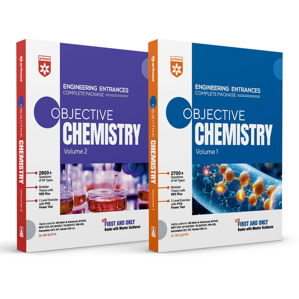 Combo of Objective Chemistry Vol. 1 & Vol. 2 | Engineering Entrances Complete Package | English Medium
