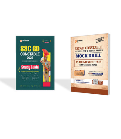 Combo of SSC GD Constable Exam 2026 | Study Guide & 15 Full-Length Tests with Coaching Notes | English Medium