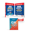 Combo of RRB Group-D (Level-1) Computer Based Test 2026 | 35 Practice Sets (30 Offline + 5 Online) & Study Guide | With Free General Knowledge 2027 | English Medium