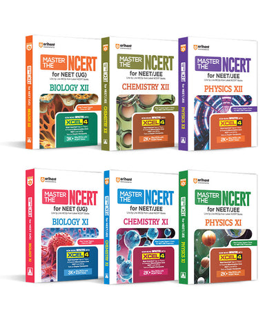 Combo of Master the Ncert Class 11th & 12th Exam 2026-27 | Chemistry, Physics & Biology |FREE Online Support | Revised Edition 2026