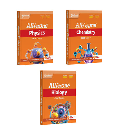 Combo of CBSE All in One Class 11th Exam2026-2027 | Physics, Chemistry & Biology | Revised Edition as per Latest Syllabus
