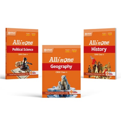 Combo of CBSE All in One Class 11th Exam2026-2027 | History, Political Science, Geography | Revised Edition as per Latest Syllabus