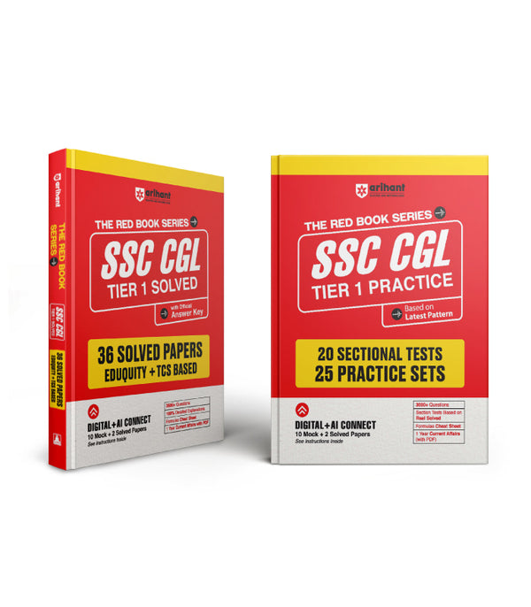 Combo of  SSC CGL (Tier 1) Exam 2026 | 36 Solved Papers (Eduquity + TCS Based) & 20 Sectional Tests & 25 Practice Sets | English Medium