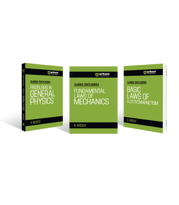 Combo of Classic Texts Series -  Problems in General Physics,  Fundamental Laws of Mechanics & Basic Laws of Electromagnetism | English Medium