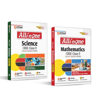 Combo CBSE All in One class 9th Exam 2025-26 | Science & Mathematics