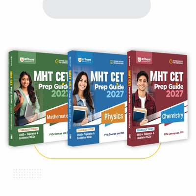 Combo (Set of 3 Books) MAHT CET PCM 2027 Complete Prep Pack: Prep Guides for Physics, Chemistry & Mathematics (7500+ Topicwise & Levelwise MCQs Each) | Based on Latest MHT CET Syllabus & PYQs up to 2026