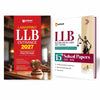 Combo (Set of 2 Books) LLB Entrance Exam 2027 Complete Prep Kit: LAWSPRINT Study Guide + 15+ Solved Papers (2010-2026) & 3 Practice Sets with Detailed Explanations | For NLU, DU, BHU, IPU, Jamia Millia & Law Entrance Exams