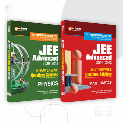 Combo (Set of 2 Books) JEE Advanced 2027 Chapterwise Solved PYQs: Physics & Mathematics (2013-2026) | Relevant PYQs with Step-by-Step Authentic Solutions & Concept Applications for IIT JEE Preparation