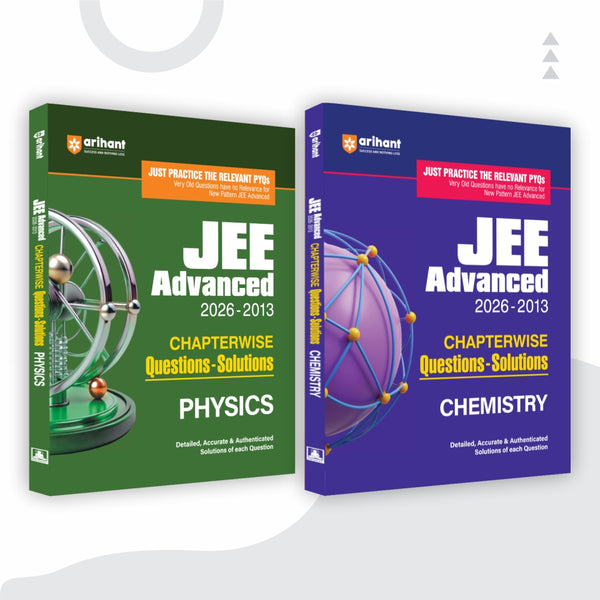Combo (Set of 2 Books) JEE Advanced 2027 Chapterwise Solved PYQs: Physics & Chemistry (2013-2026) | Relevant PYQs with Step-by-Step Authentic Solutions & Detailed Concept Explanations for IIT JEE Preparation