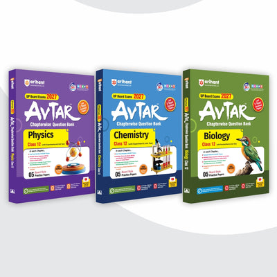 Combo (Set of 3 Books) Avtar UP Board Class 12 Exam 2027 Prep Kit (English Medium PCB): Physics, Chemistry & Biology Question Banks | Chapterwise Notes, Diagrams, Practice Papers & Unsolved Papers | NCERT & NEP 2020