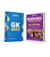 Combo of Samanya Gyan 2027 & Headlines Current Affairs 2026 | Govt. Jobs Special - 360° Coverage April 2025–April 2026 | English Medium