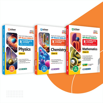 Combo (Set of 3 Books) UP Board Class 12 Complete Course 2026-27: Physics, Chemistry & Mathematics (PCM Stream) | Based on NCERT & NEP 2020 | Includes Chapter Tests, OMR Model Papers & Project Work
