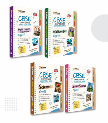 CBSE Class 10 Question Bank Combo 4 Subjects 2027 Front Cover