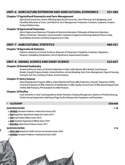 Agriculture Science Complete Resource for Agriculture Competitive Exams (Agri Master)| MCQs with Latest Question Paper | By Pushpendra Kumar Karhana