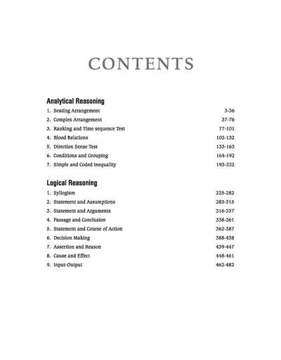 Analytical & Logical Reasoning For CAT & Other Management Entrance Tests | English Medium