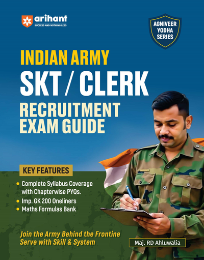 Indian Army Agniveer SKT/Clerk Recruitment Exam | Complete Syllabus Coverage, Chapterwise PYQs, Maths Formulas 