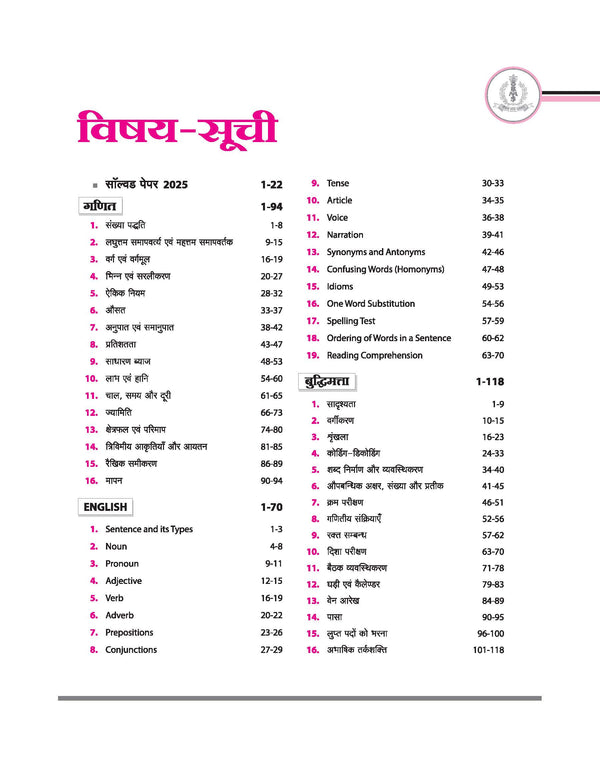 RMS (Rashtriya Military School) Class 6 Entrance Test 2026 | Complete Study Guide with Chapterwise Notes | Solved Paper 2025 | RMS PYQs (2018–2024) | 2000+ Practice MCQs with Detailed Solutions | Hindi Medium